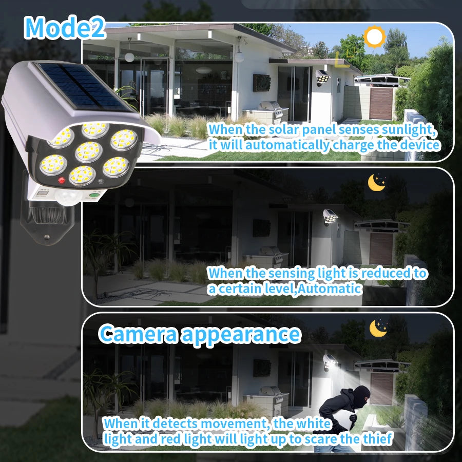 LED Motion Sensor Outdoor Solar Lights