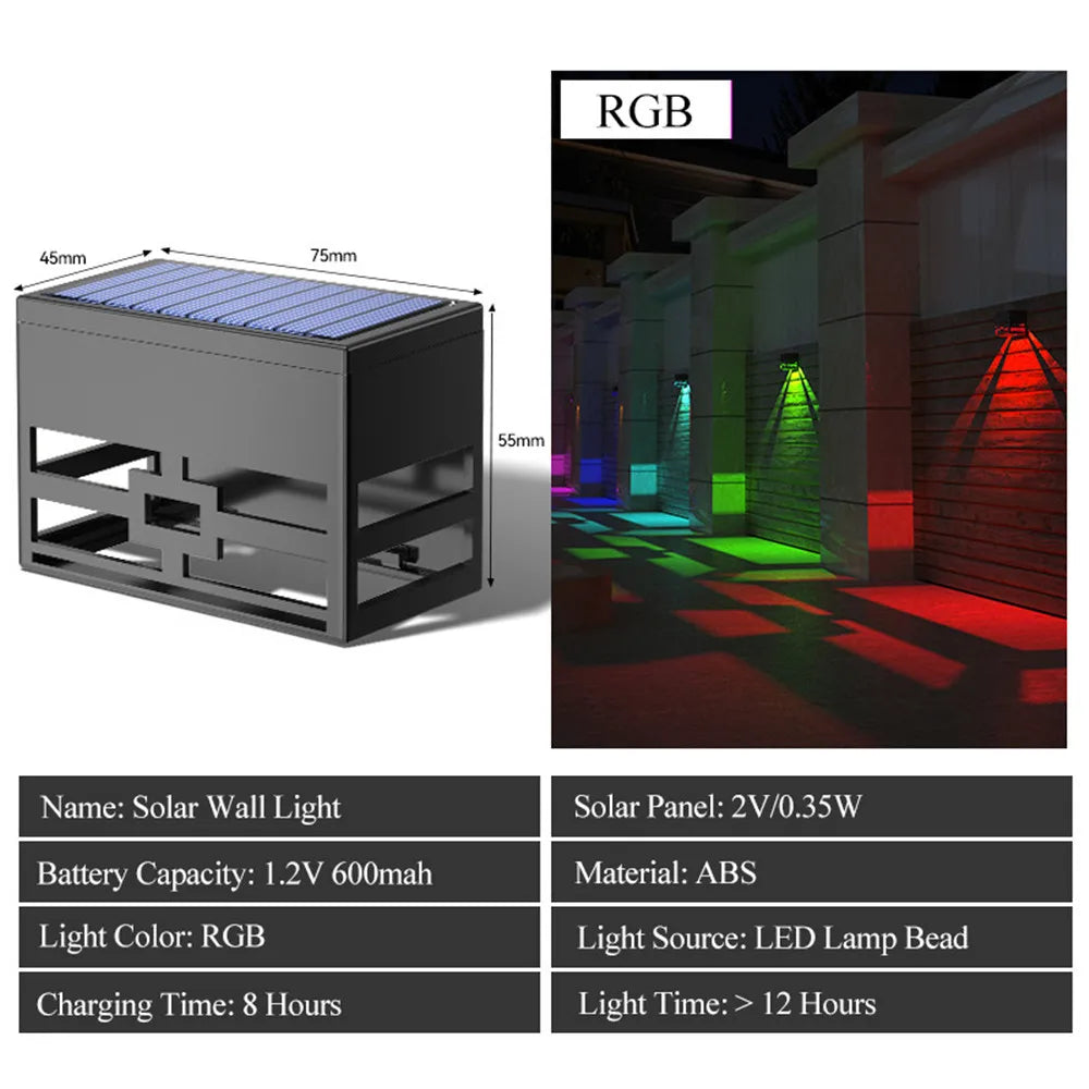 LED Solar Wall Lamp