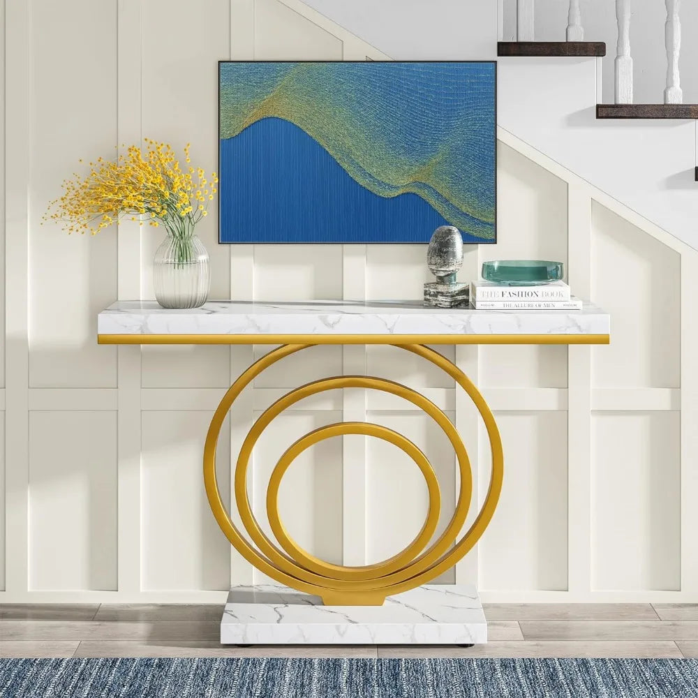 Modern Gold Entryway Table