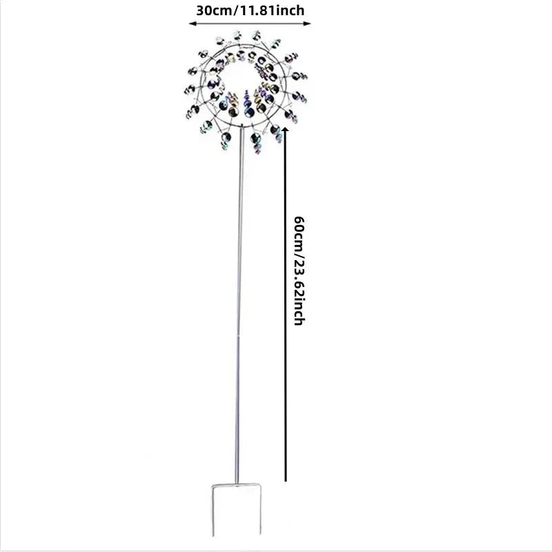 Magical Kinetic Metal Windmill Spinner