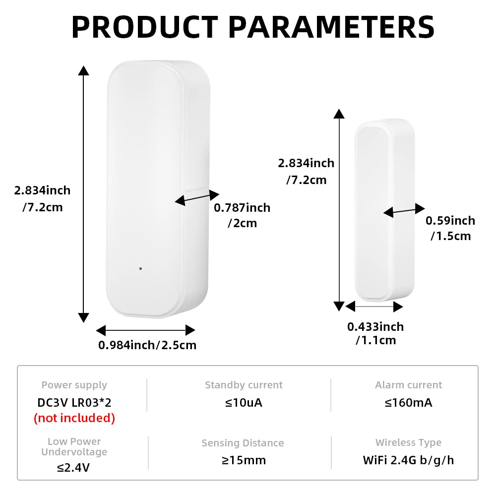 Door/Window Entry Security Sensor