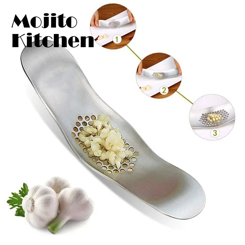 Curved Garlic Press