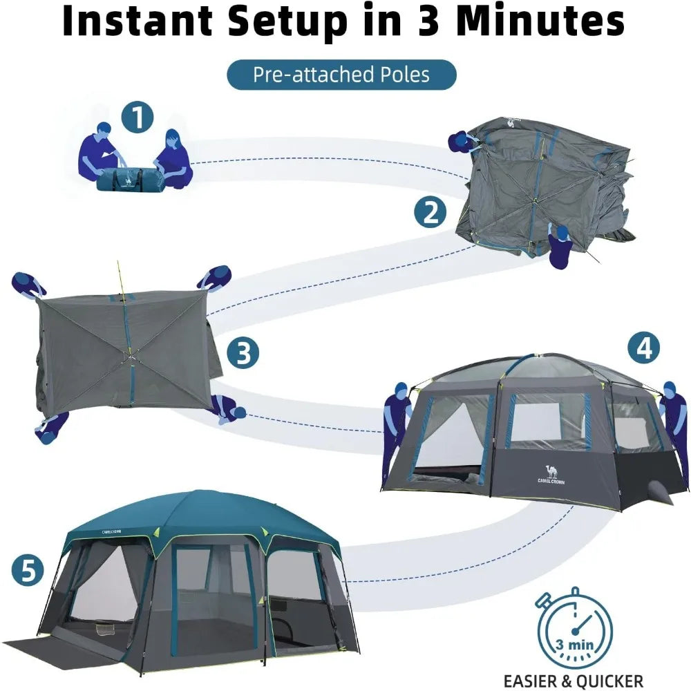 10 Person Family Cabin Tent