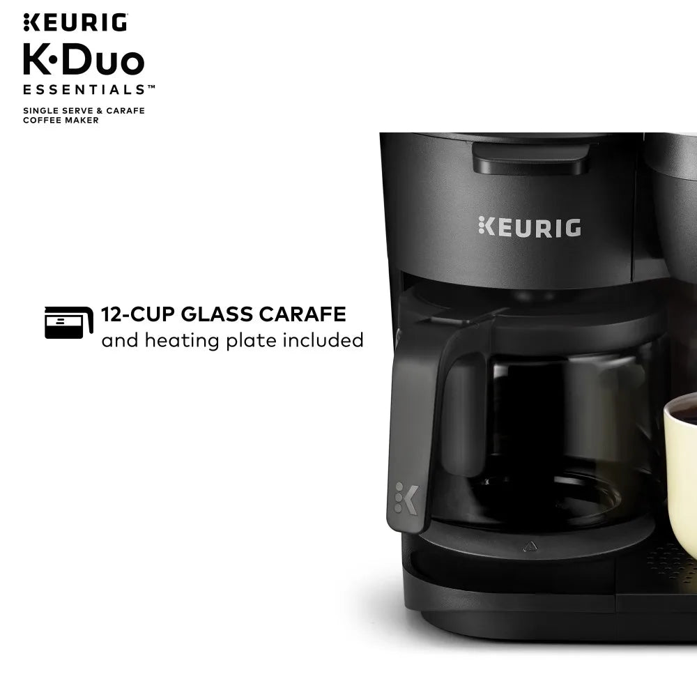 2023 New Keurig K-Duo Essentials Single-Serve K-Cup Pod Coffee Maker