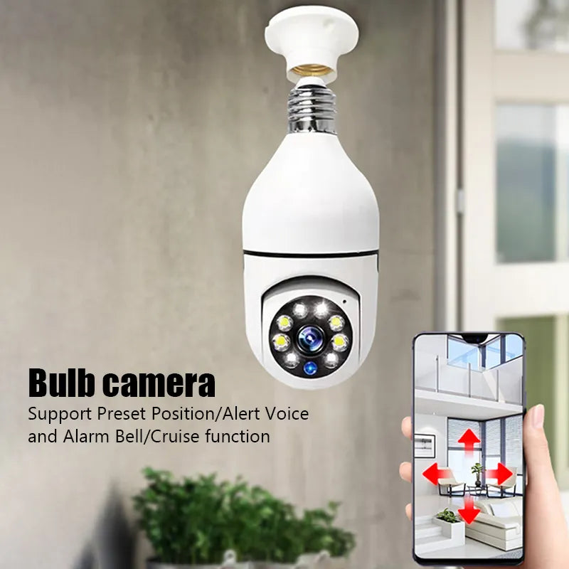 Surveillance Bulb/Camera with Night Vision