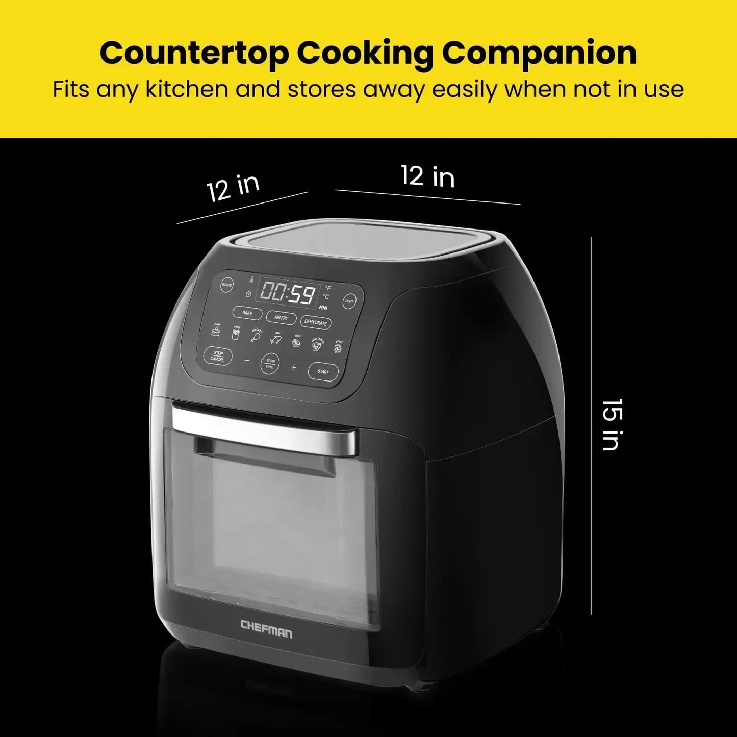 10 L. Chefman Multifunctional Digital Air Fryer