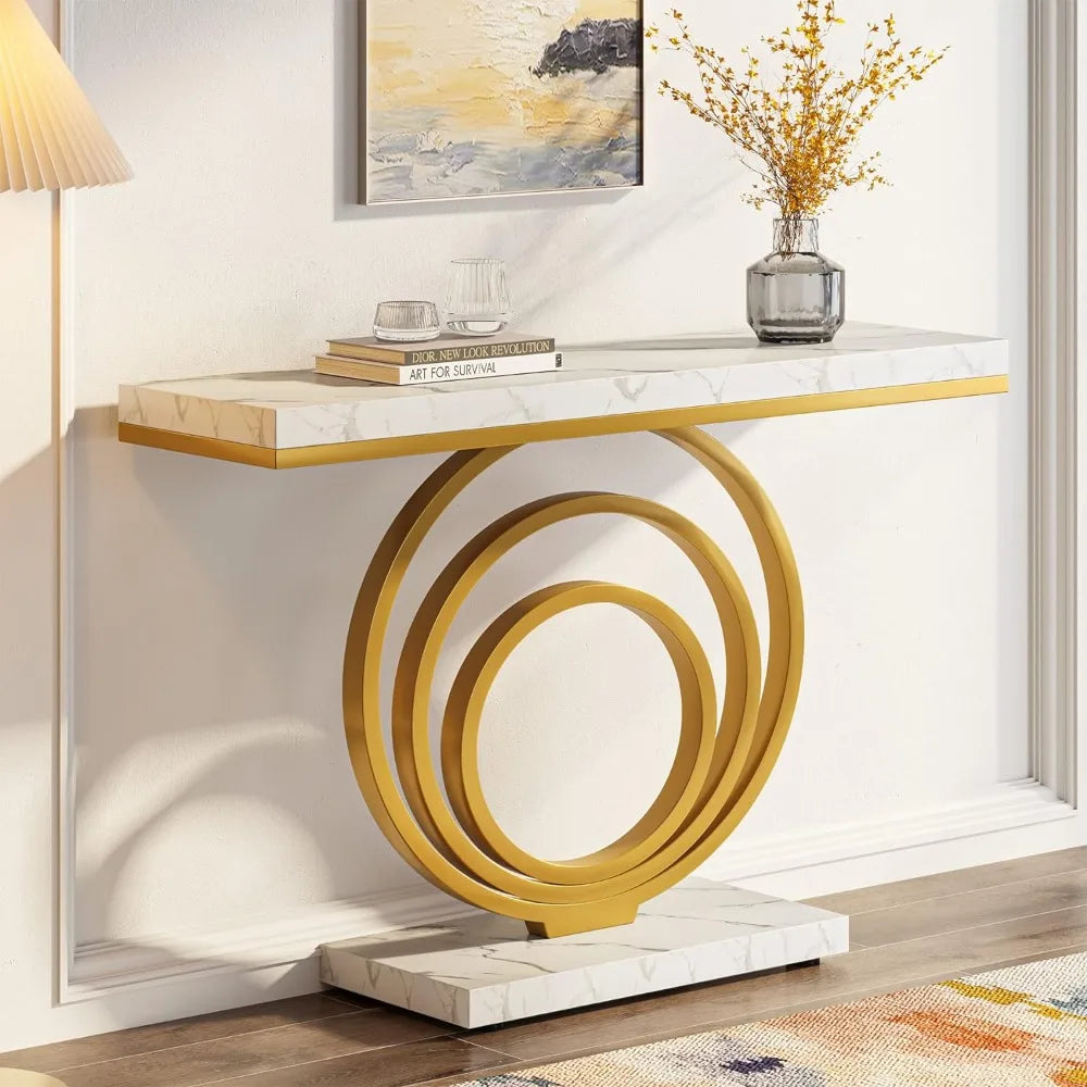 Modern Gold Entryway Table