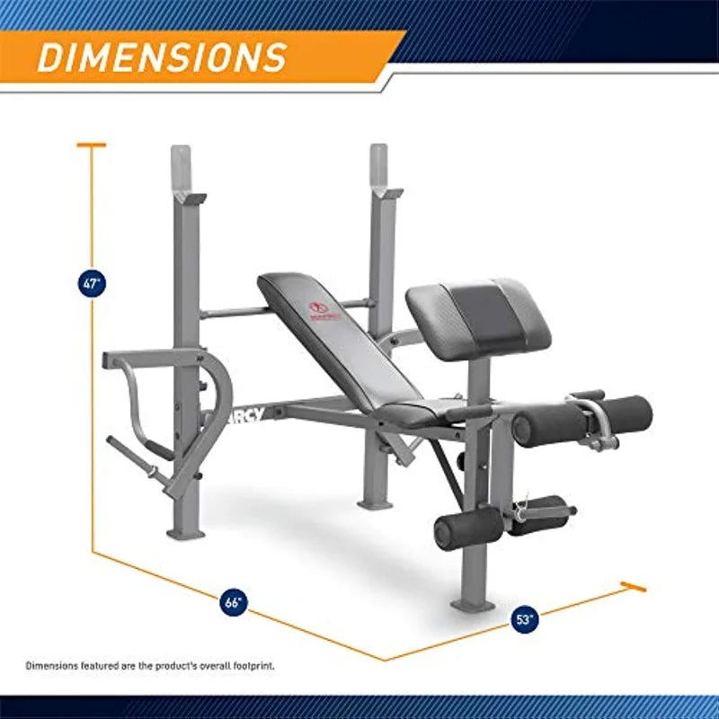 Weight Bench with Leg Developer and Butterfly Arms