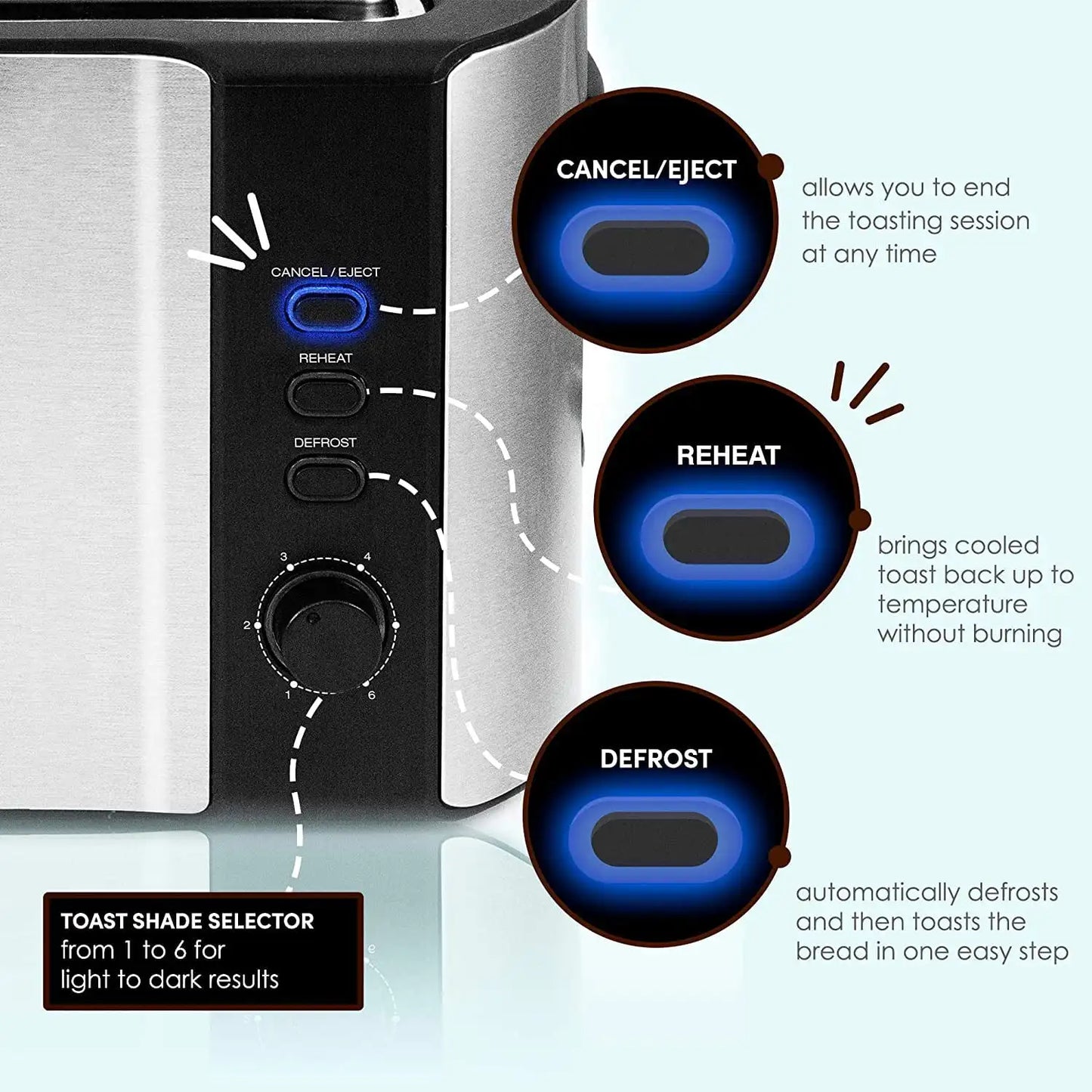 4 Slice Long Toaster