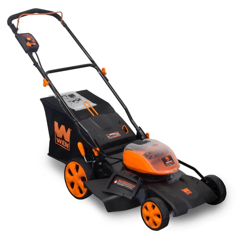 WEN Battery Powered Push Walk-Behind Lawn Mower