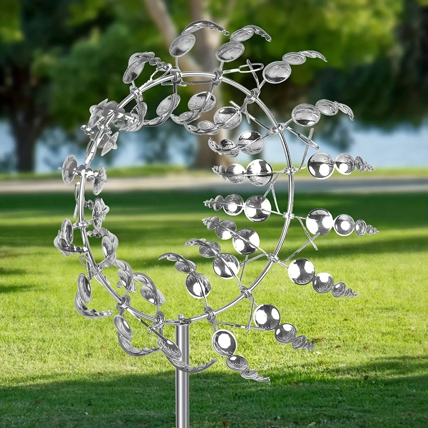 Magical Kinetic Metal Windmill Spinner