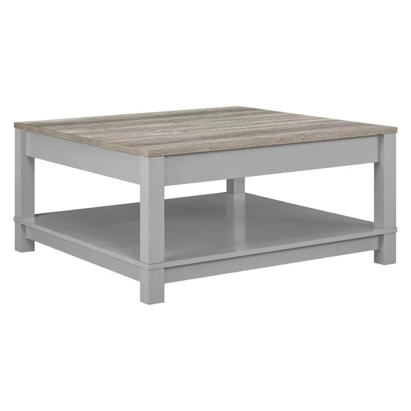 Bay Coffee Table, Gray/Sonoma Oak