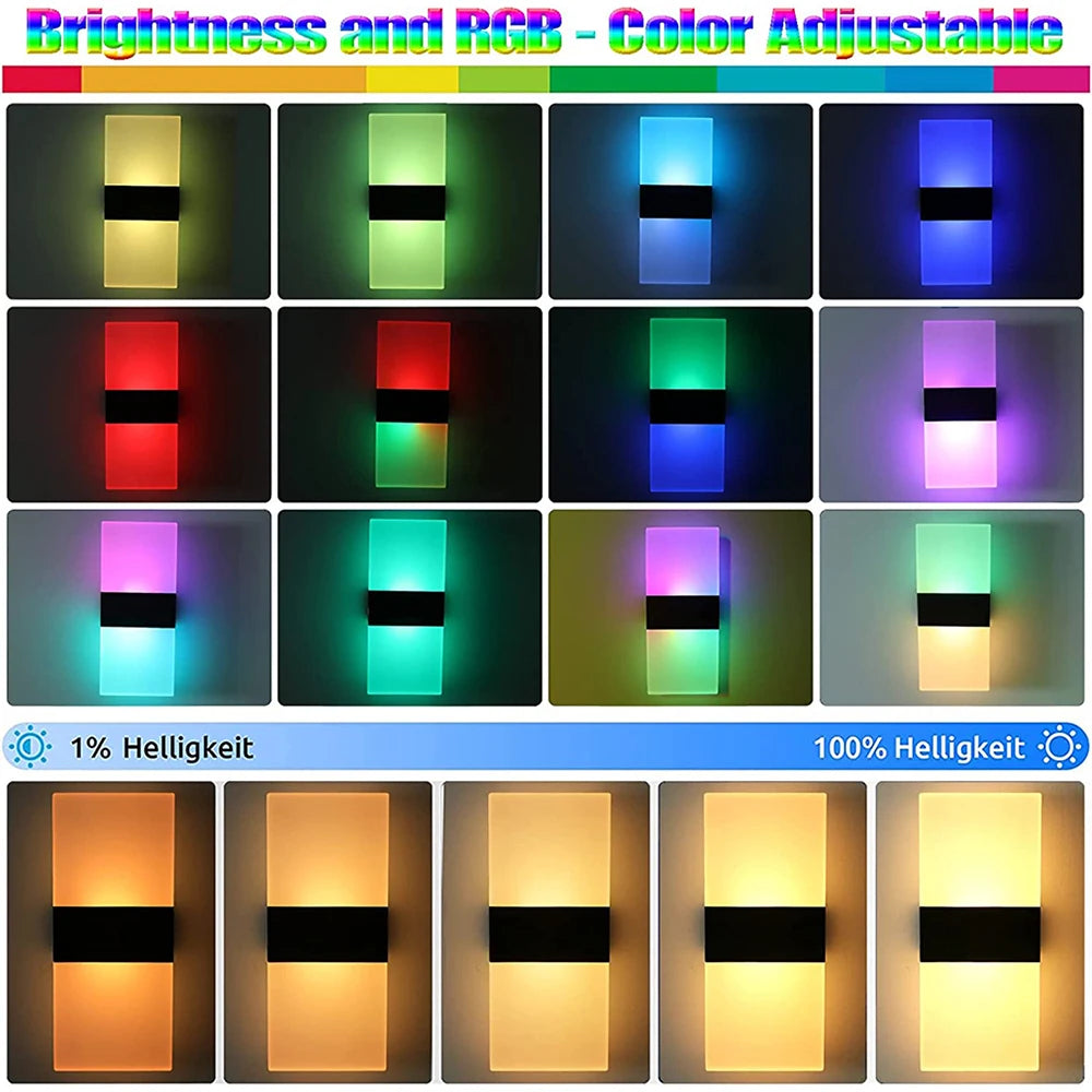 Wireless LED Wall Lamp