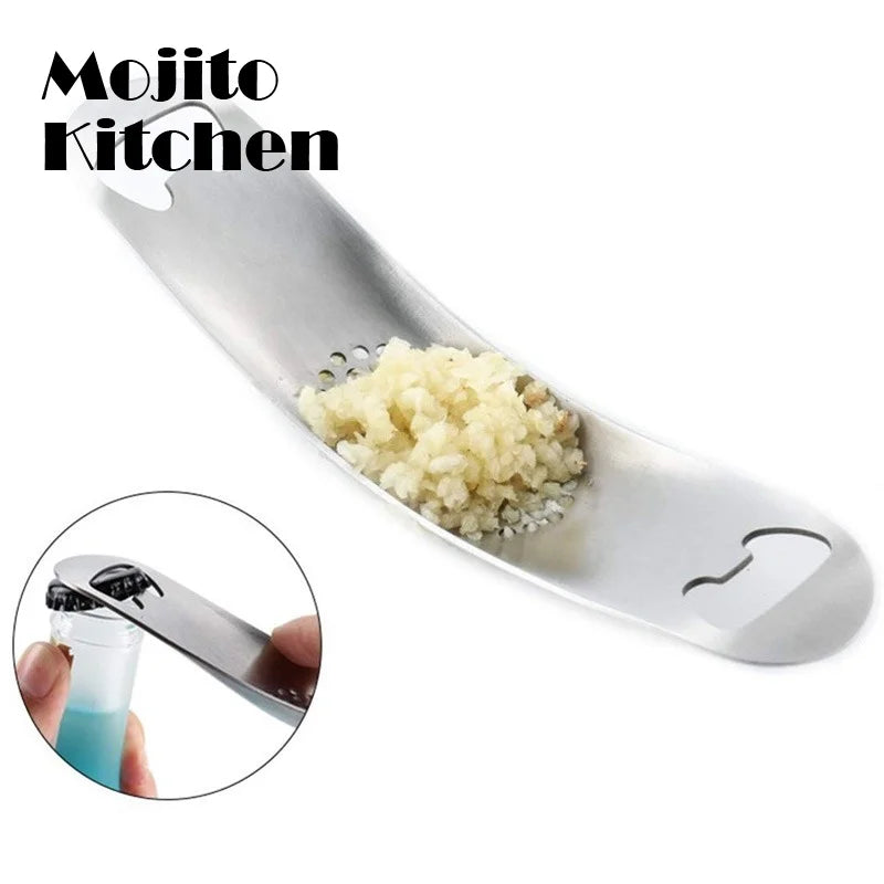 Curved Garlic Press