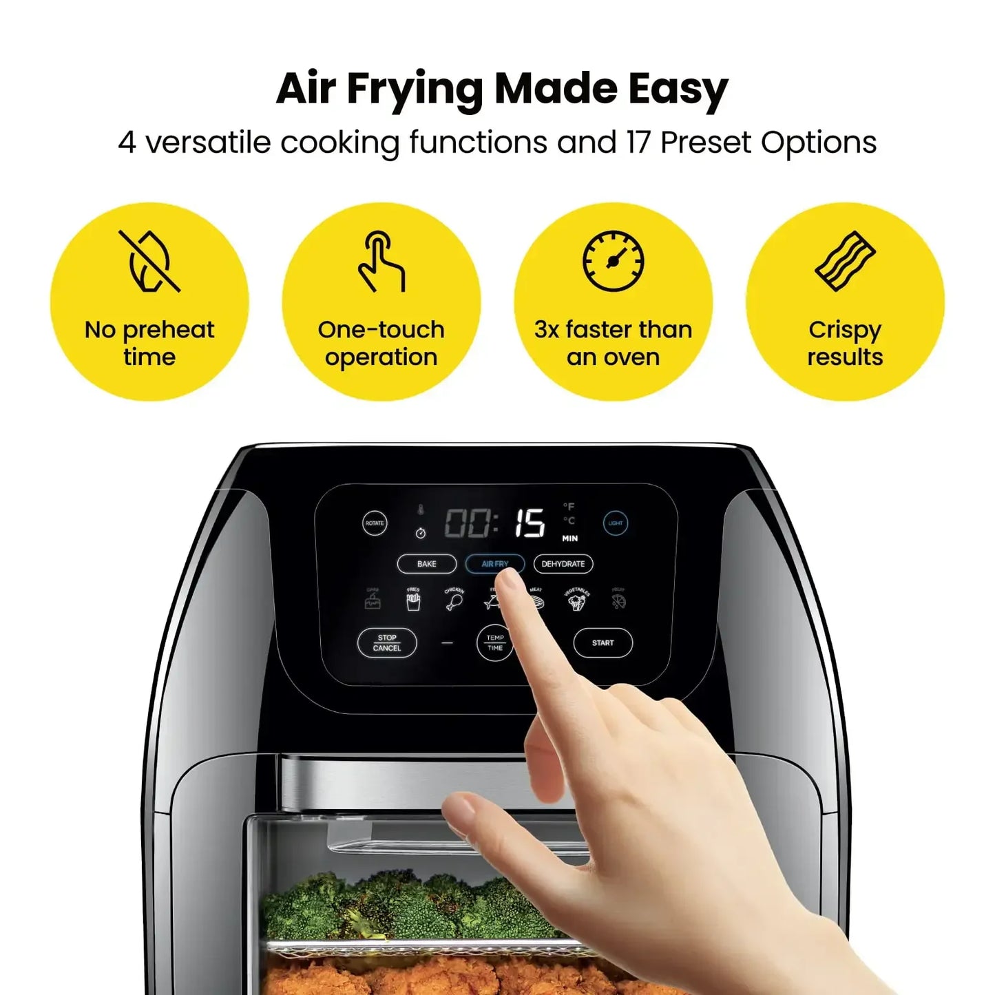 10 L. Chefman Multifunctional Digital Air Fryer