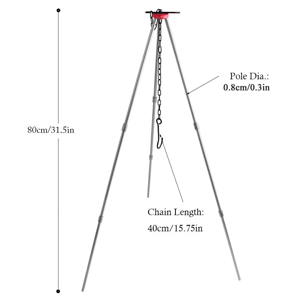 Outdoor Camping Bonfire Portable Tripod