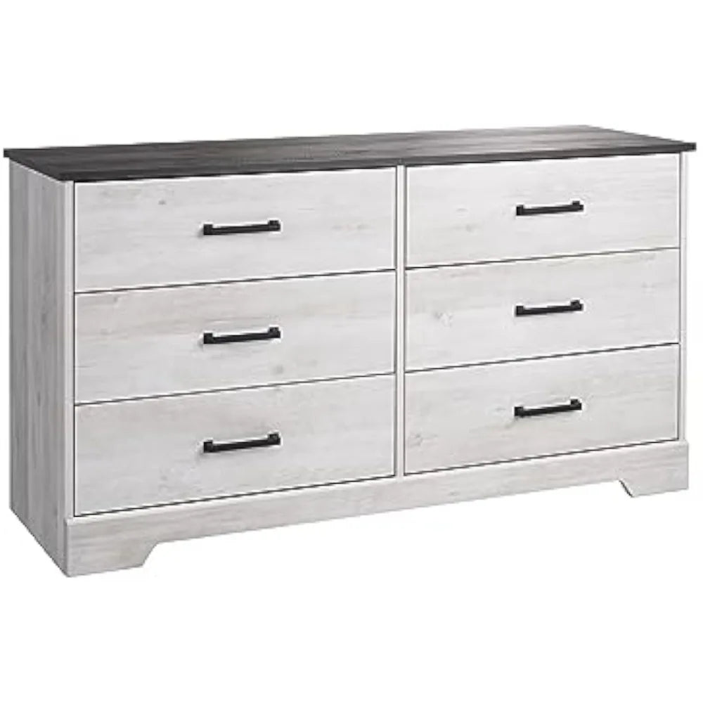 Rustic Ridge Farmhouse 6-Drawer Chest