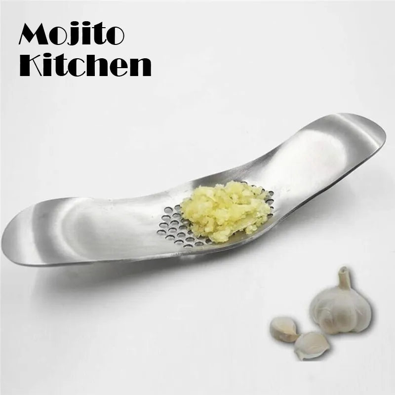 Curved Garlic Press