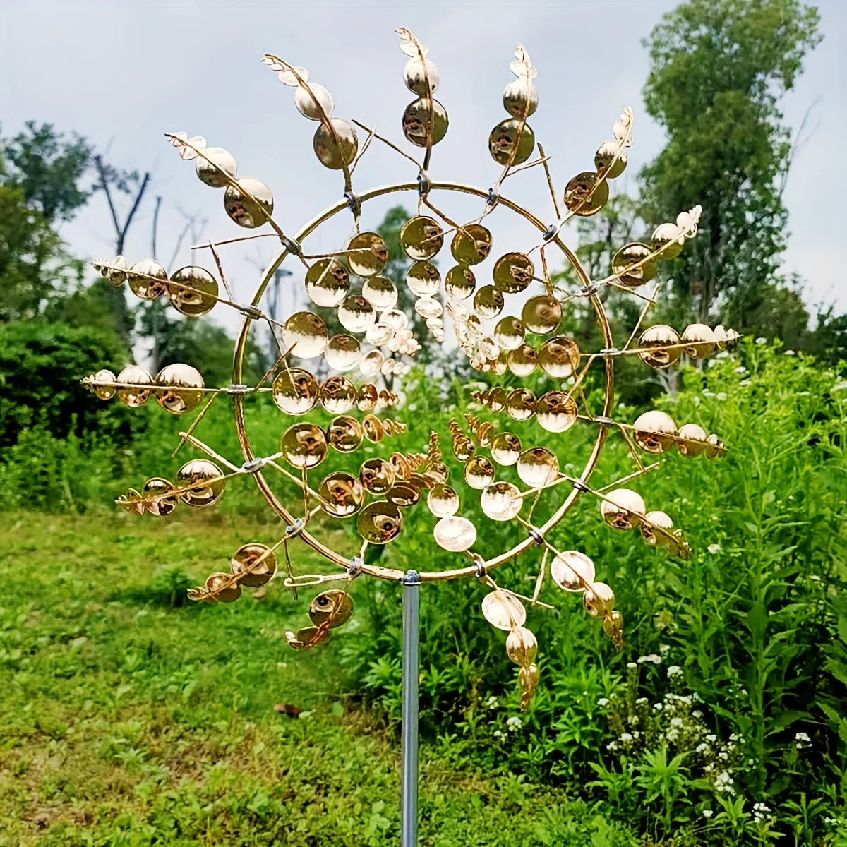 Magical Kinetic Metal Windmill Spinner