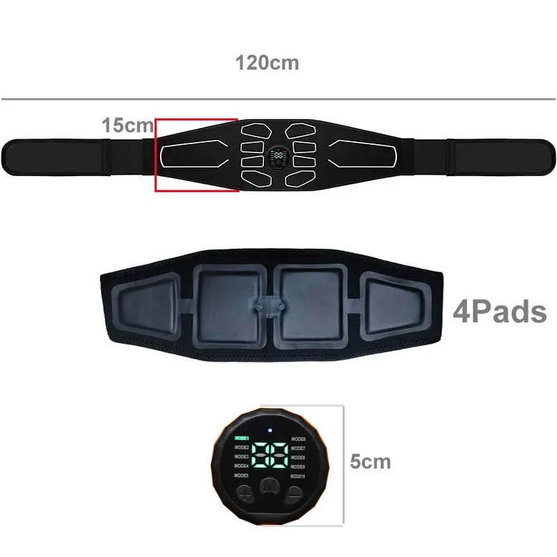 Electronic EMS Abdominal Muscle Stimulator