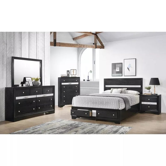 6 piece king size bedroom set