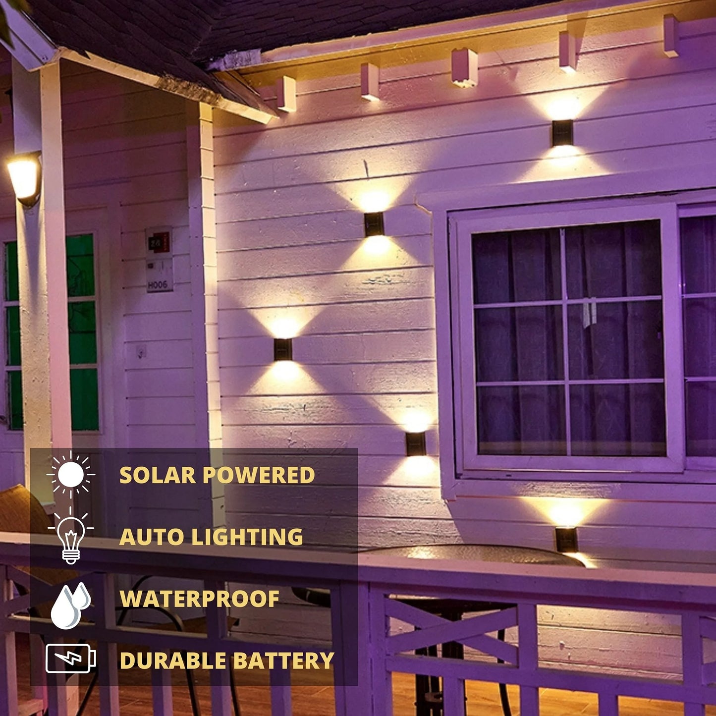 LED Solar Wall Lamps