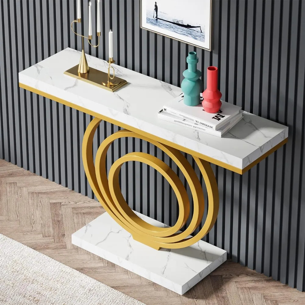 Modern Gold Entryway Table