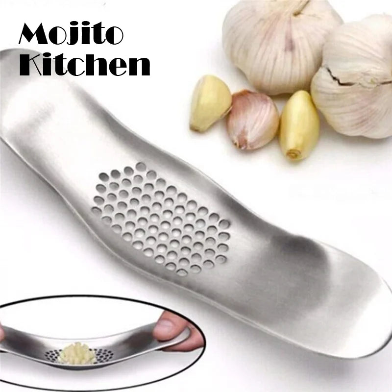 Curved Garlic Press