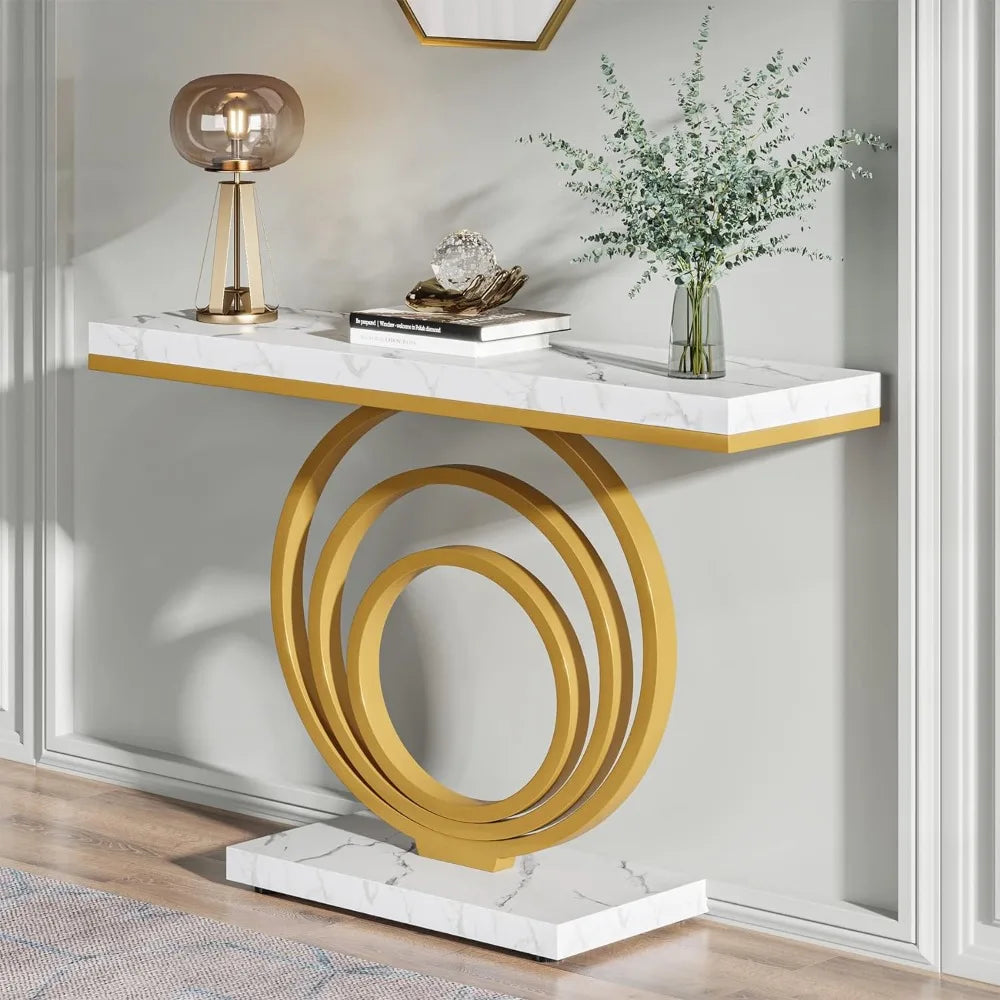 Modern Gold Entryway Table