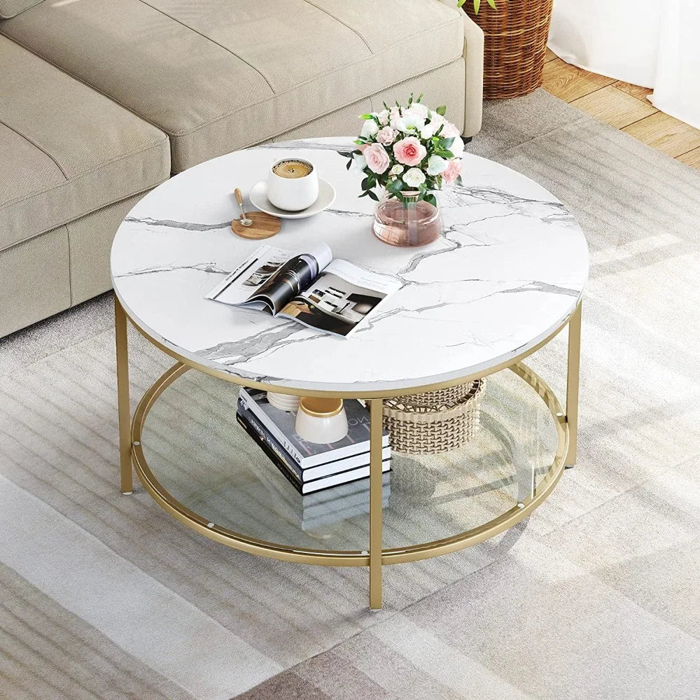 Round coffee table