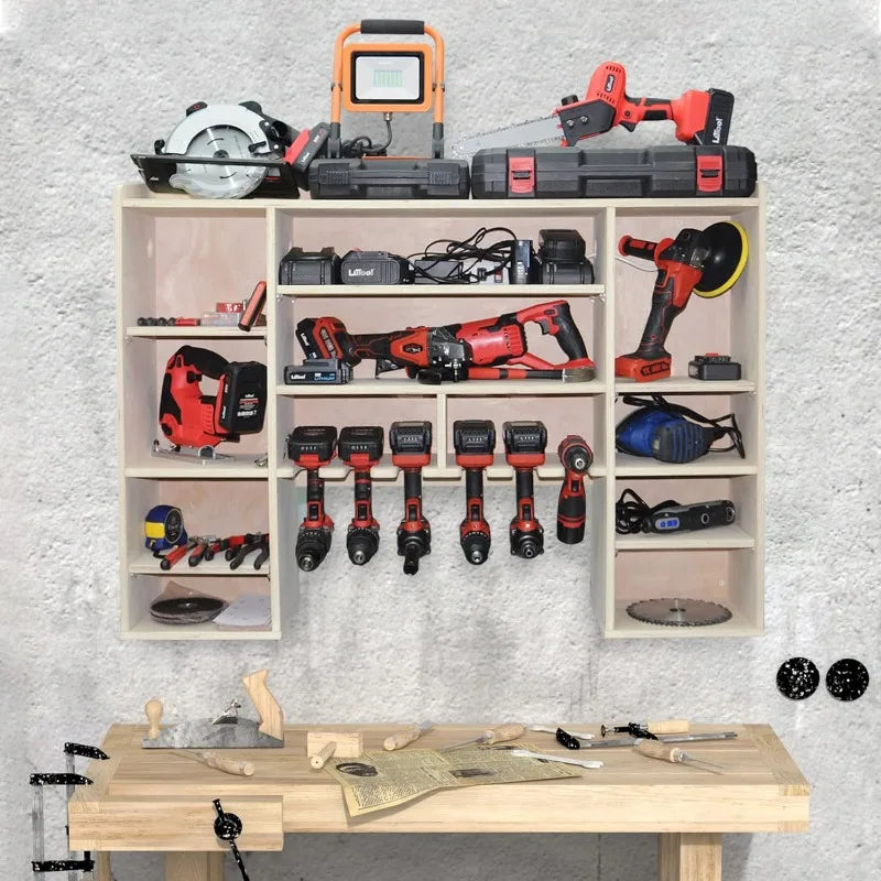 Power Tool Organizer Storage Rack