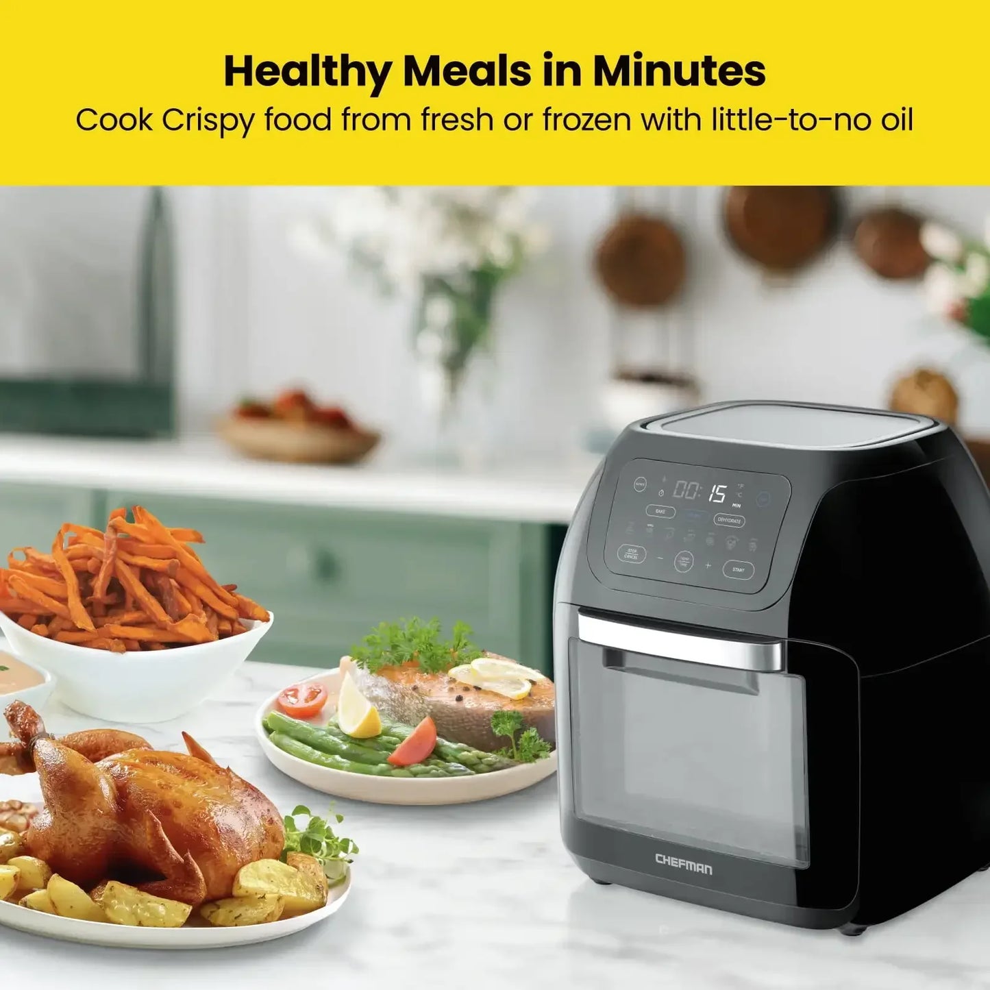 10 L. Chefman Multifunctional Digital Air Fryer